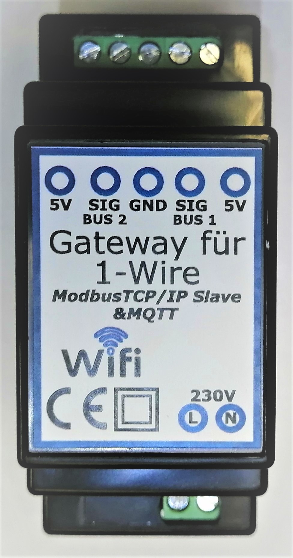 Gateway Modbus TCP/IP für 1-Wire