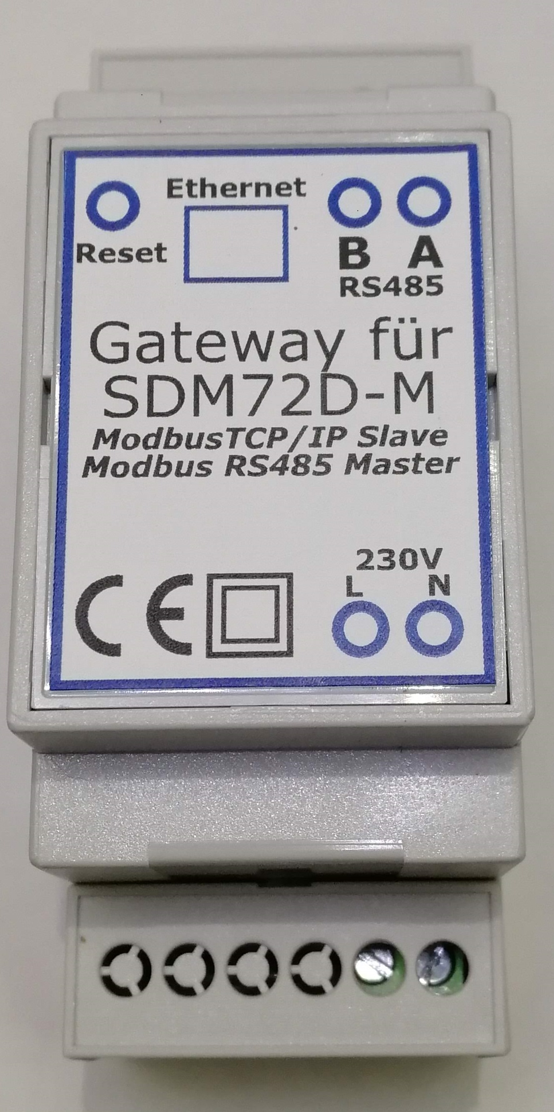 Gateway Modbus TCP/IP für SDM72D-M Zähler